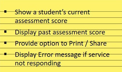 acceptance criteria example for student performance PBI